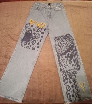 Pantalón ancho talla 36