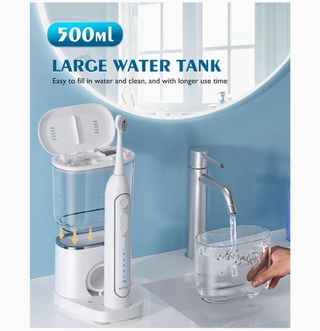 Spazzolino da denti con irrigatore orale