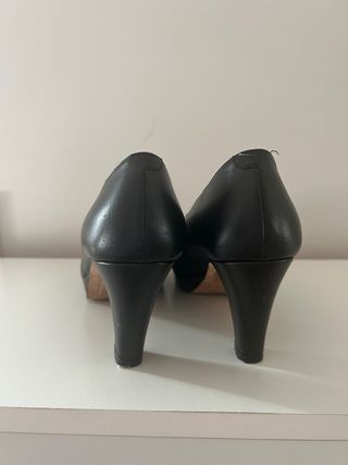 Zapatos piel negra Fosco talla 36