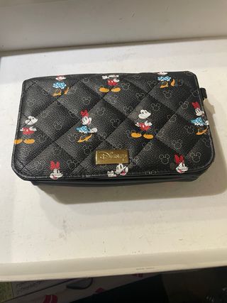 Bolso mano disney en negro dibujos