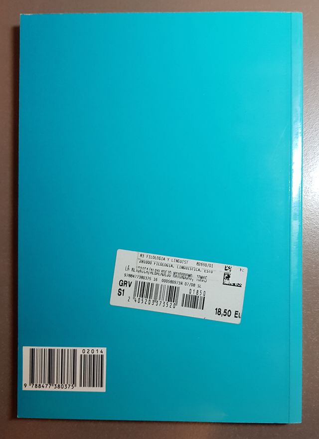 La Retórica (14) - Textos de Apoyo (978847738037)
