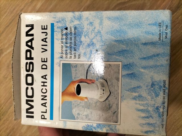 Plancha-secador-calienta de viaje