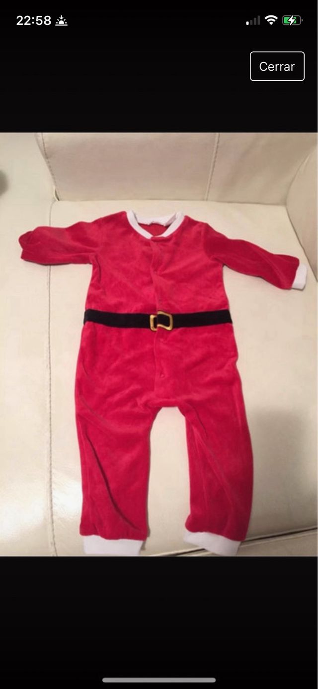 Pelele de Papá Noel