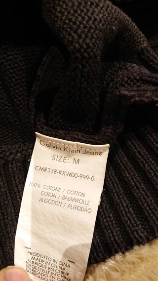 Jersey Calvin Klein hombre. 