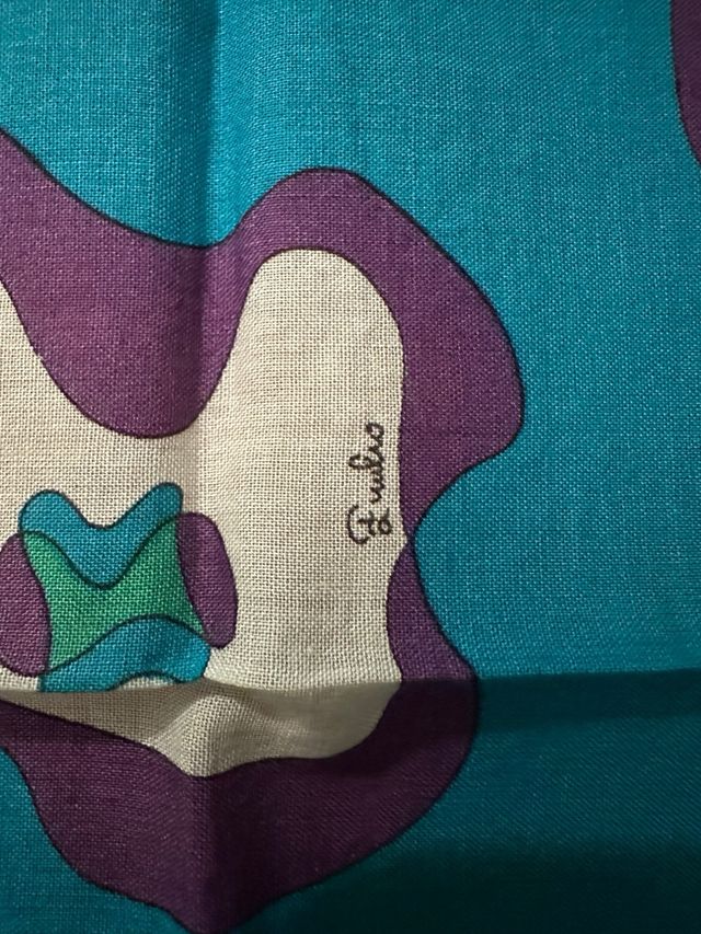 Foulard Emilio Pucci vintage in cotone