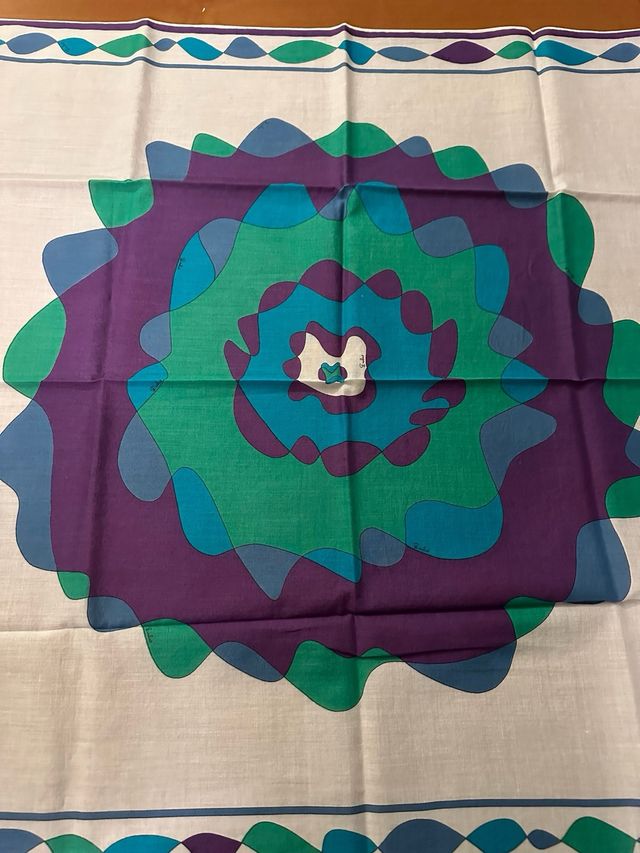 Foulard Emilio Pucci vintage in cotone