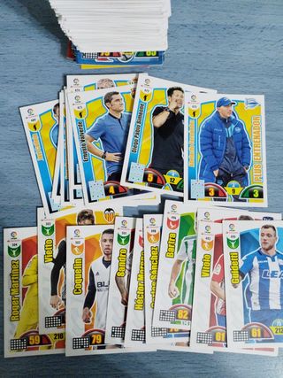Lote 315 cromos Adrenalyn 17 18