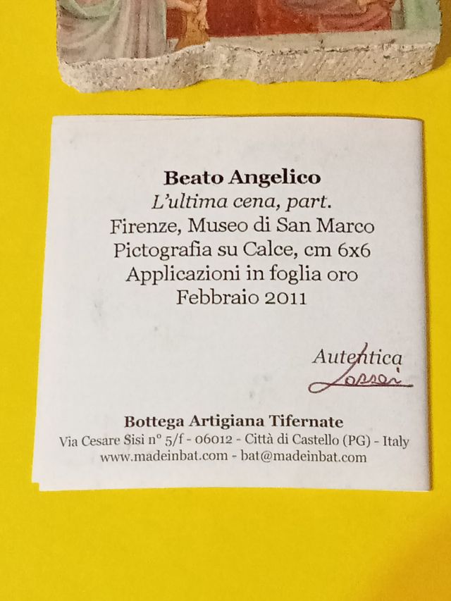 3 pictografie  ultima cena , Beato angelico