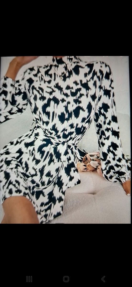 Vestido animal print