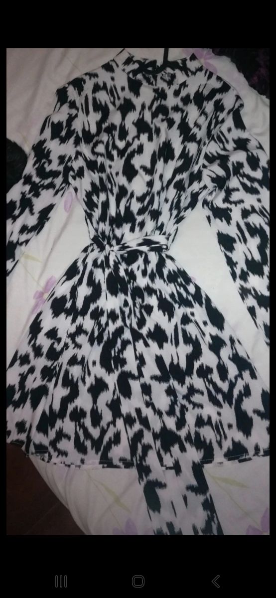 Vestido animal print