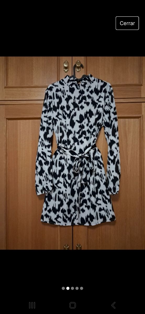 Vestido animal print