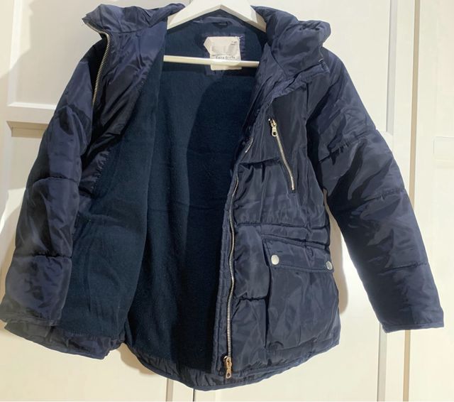 ANORAK ABRIGO CAPUCHA AZUL T-9