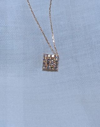 Colgante diamantes en oro rosa