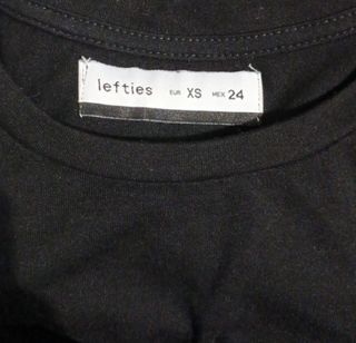Top de manga larga negro Lefties