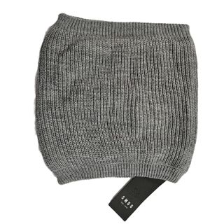 Bufanda Polar de Cuello Mujer Hombre Invierno Gris