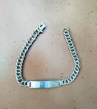 Pulsera esclava plata antigua años 70,80