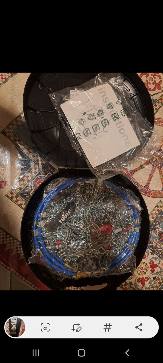 catene da neve thule CK7 090 NUOVE