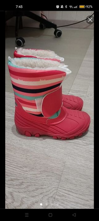 Botas de nieve niña