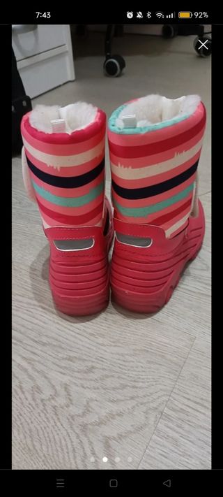 Botas de nieve niña