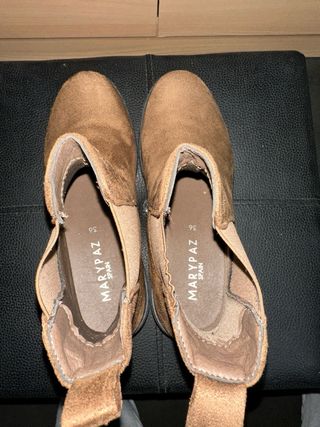 Botas chelsea marrones talla 36