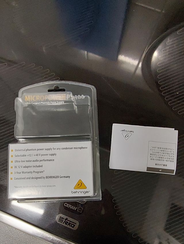 Alimentación Phantom micro condensador