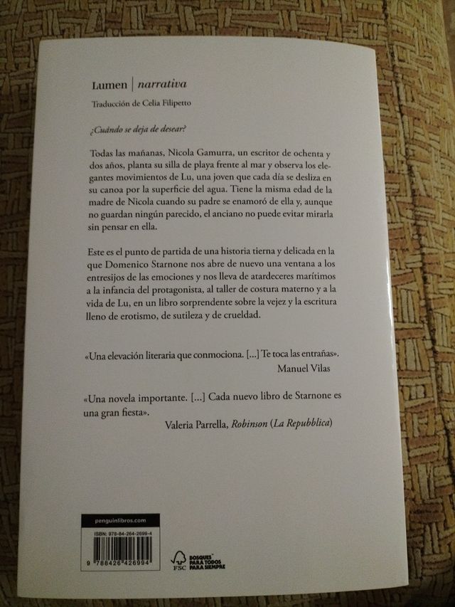 El viejo en el mar. Domenico Starnone 