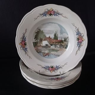 Sarreguemines Obernai platos hondos 