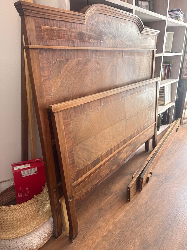 GRATIS Estructura cama antigua de madera 135 x 180