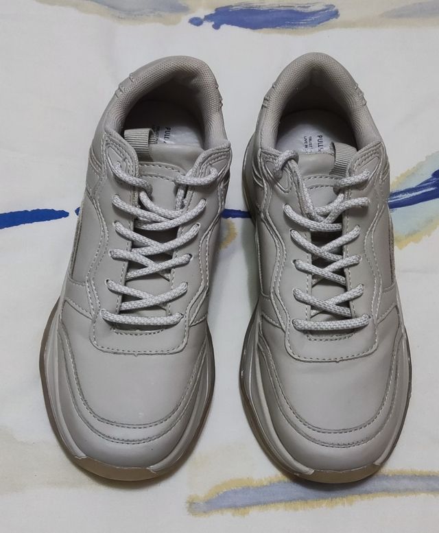 Zapatillas cordones mujer