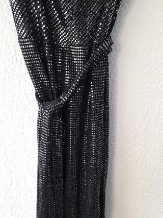 Vestido midi lentejuelas Zara Talla S 