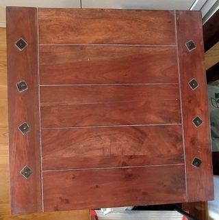 Mesita y espejo rustico Madera maciza 