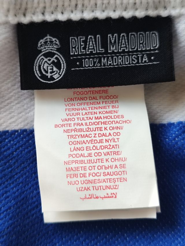 Bufanda fútbol Real Madrid 2018/19