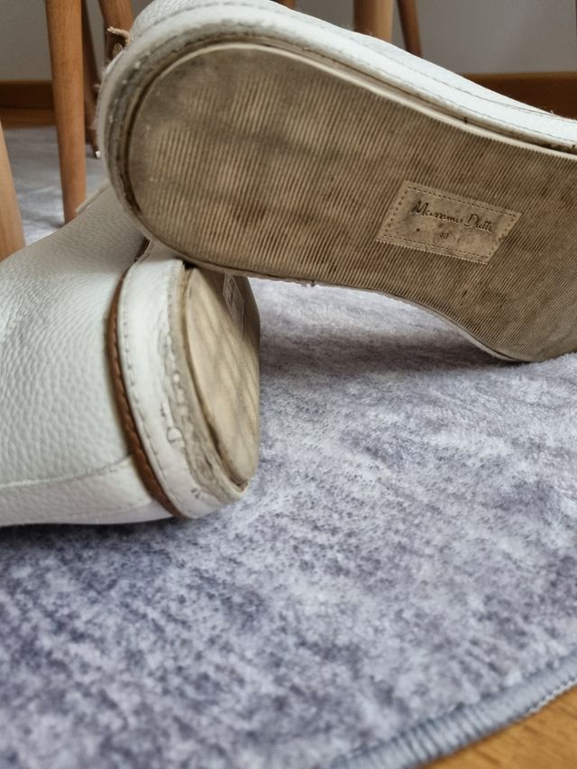 Zapatilla piel Massimo Dutti
