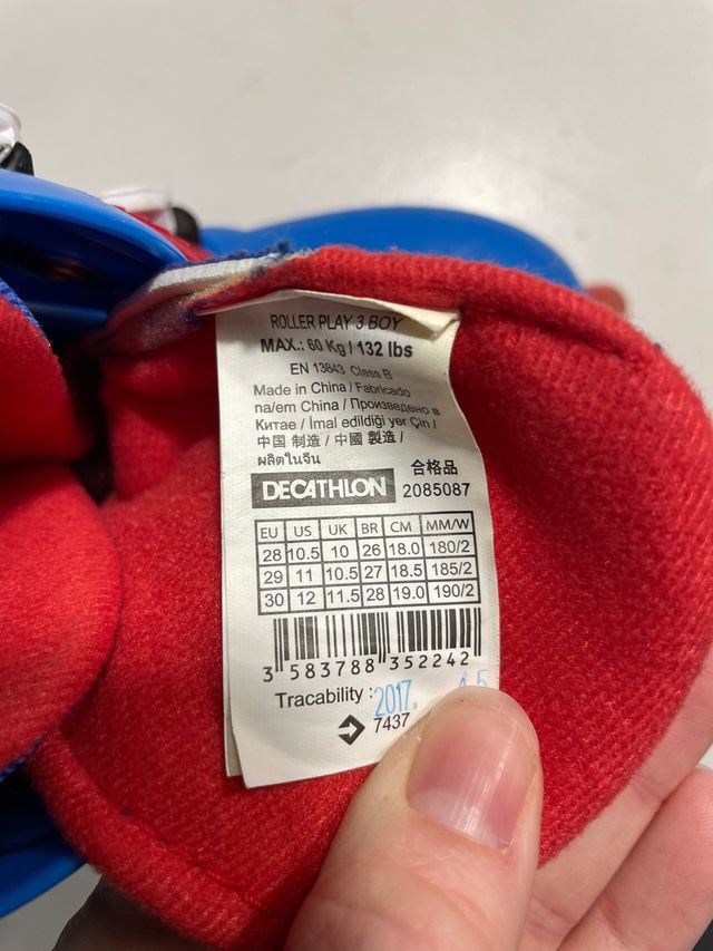 Patines Linea Oxelo Play 3 niño 28-30