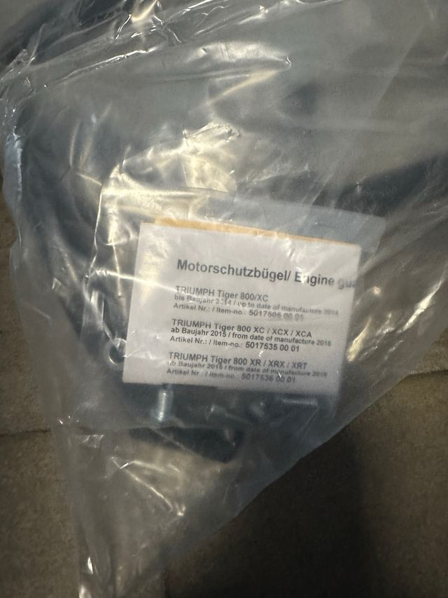 Defensas de motor triumph tiger 800 /xc 