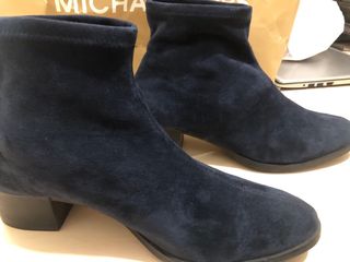 Botin de ante azul marino 