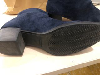 Botin de ante azul marino 
