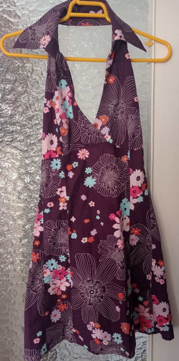 Vestido corto estampado