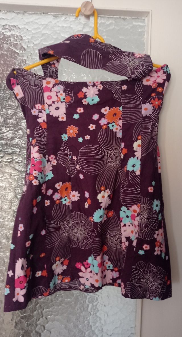 Vestido corto estampado