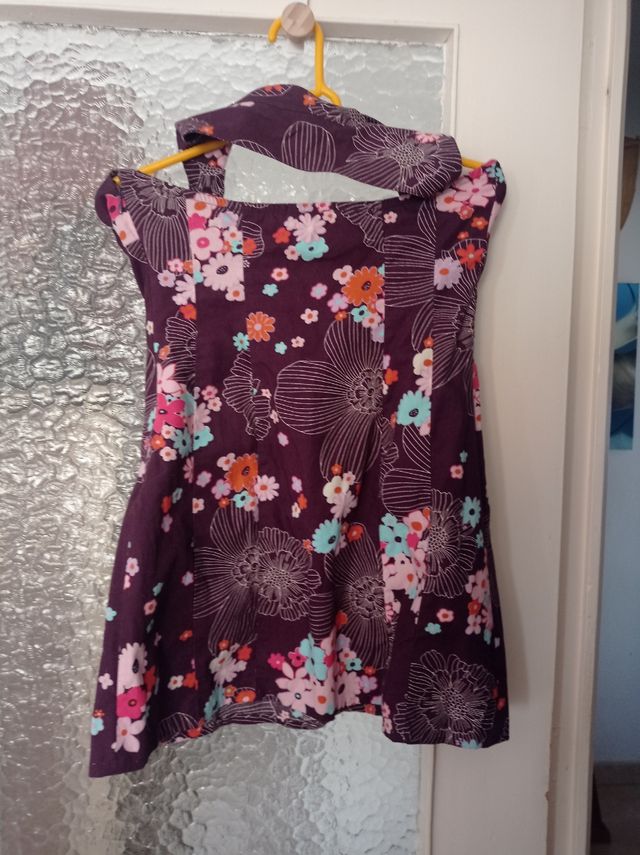 Vestido corto estampado