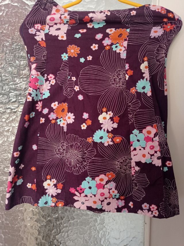 Vestido corto estampado