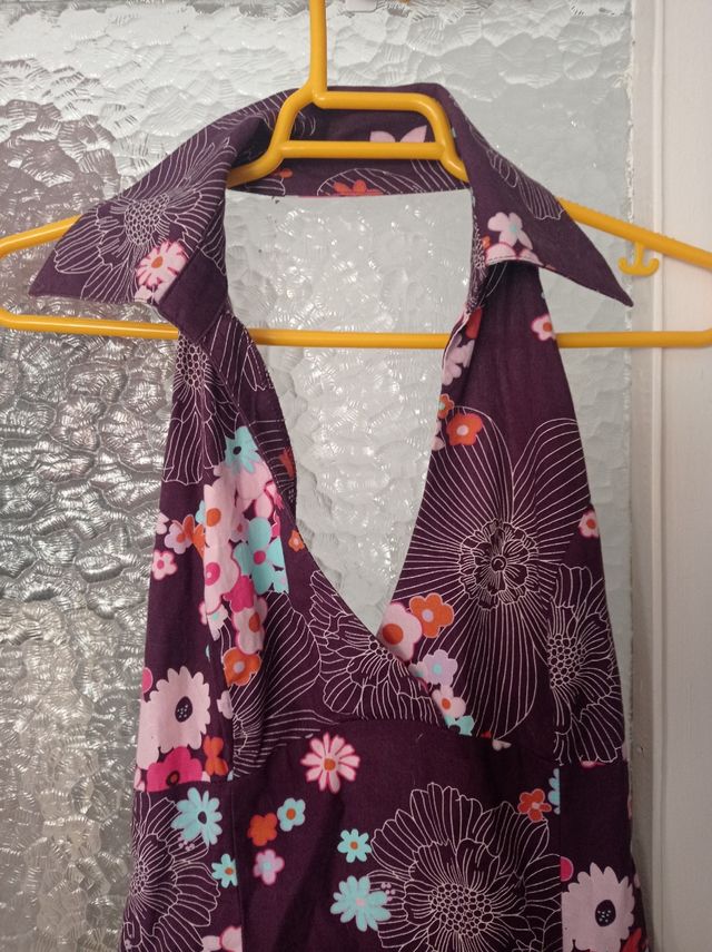 Vestido corto estampado