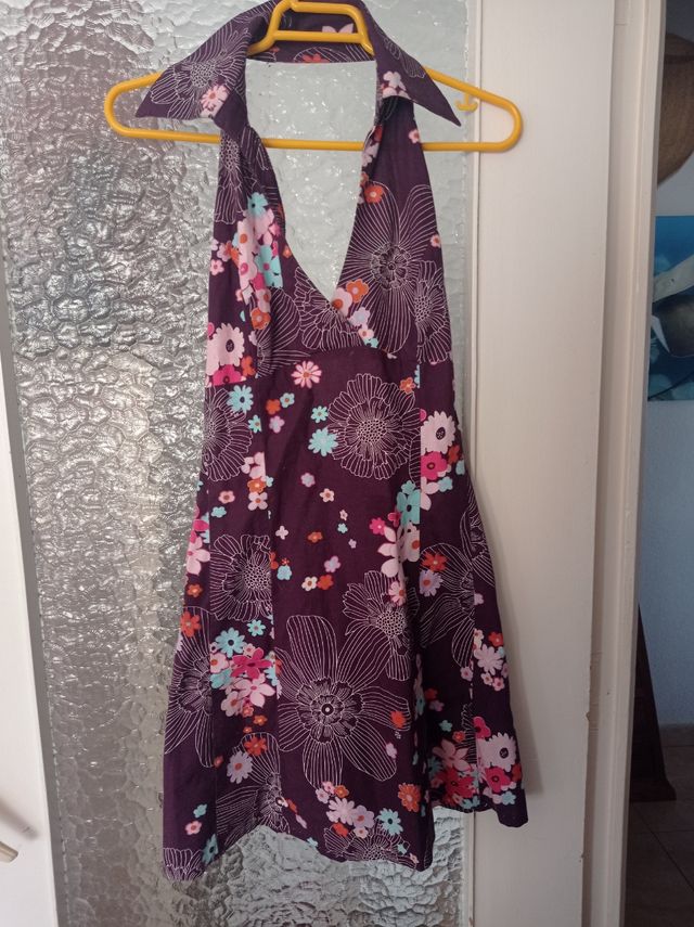 Vestido corto estampado