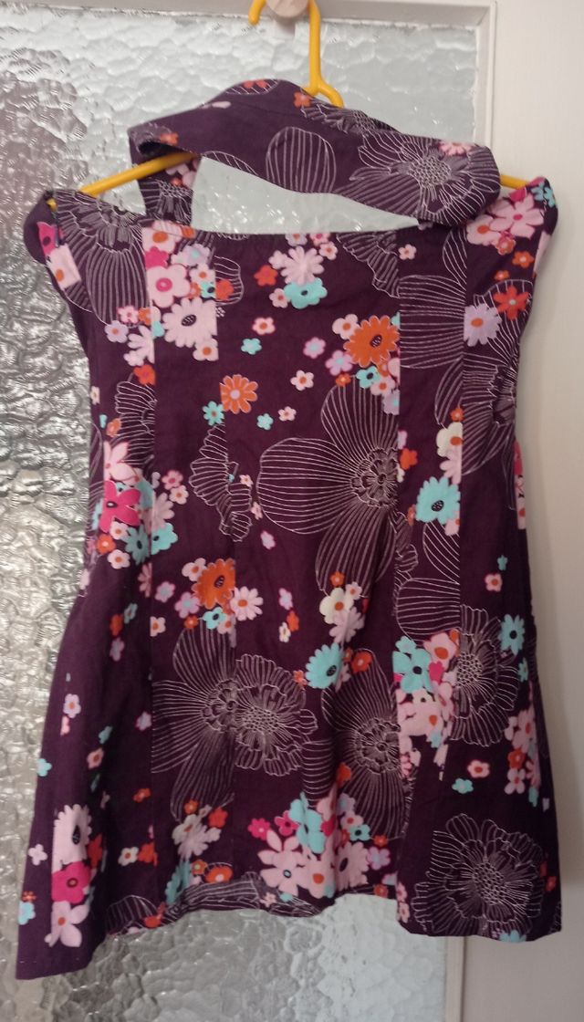 Vestido corto estampado