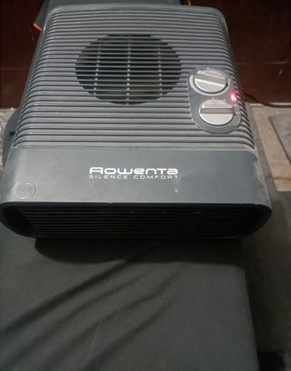 Fantástico calefactor eléctrico Rowenta potente 