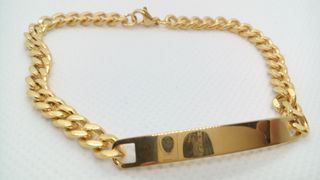 ESCLAVA MUJER CHAPADO ORO 20CM X 5MM