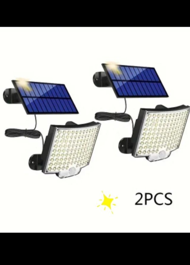 Se envía 2 focos solares 