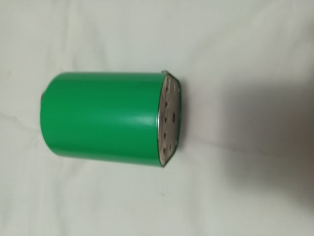 Salvadanaio Vintage colore verde con CHIAVE