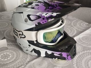 Casco Fox Morphi V1 + gafas Fox