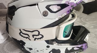 Casco Fox Morphi V1 + gafas Fox